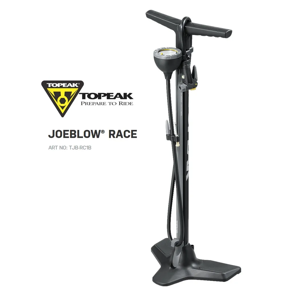 Topeak JoeBlow Race Floor Pump 200psi Road Bike MTB Presta Schrader
