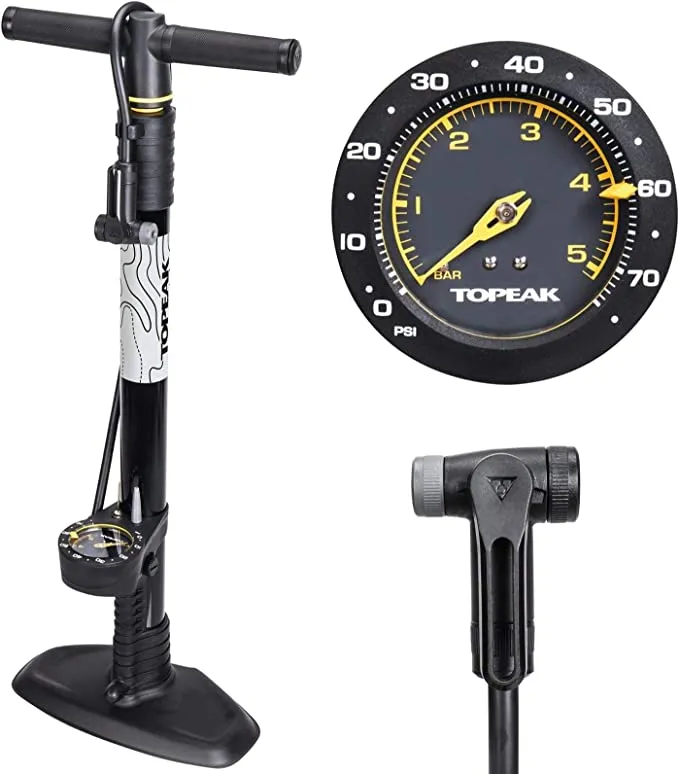 Topeak Joeblow Mountain X Foot Pump Floor Bike Bicycle MTB