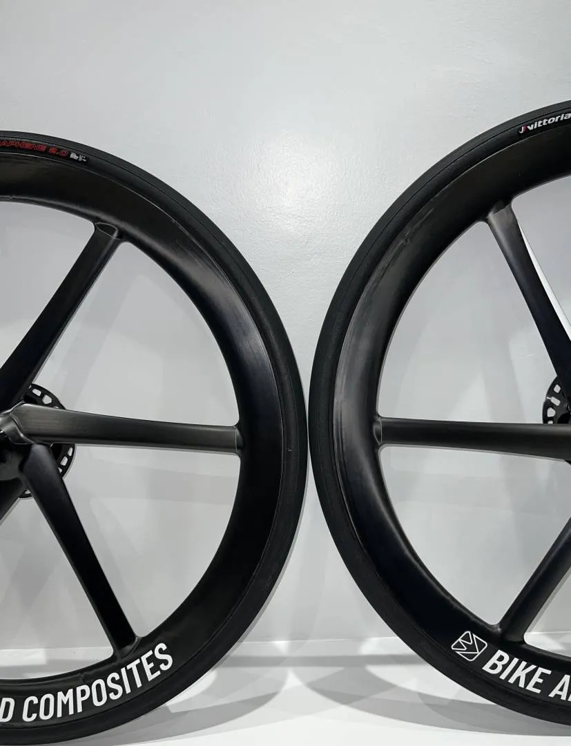 [SOLD!] Used Bike Ahead Biturbo Aero Wheelset (Shimano Bodyhub)