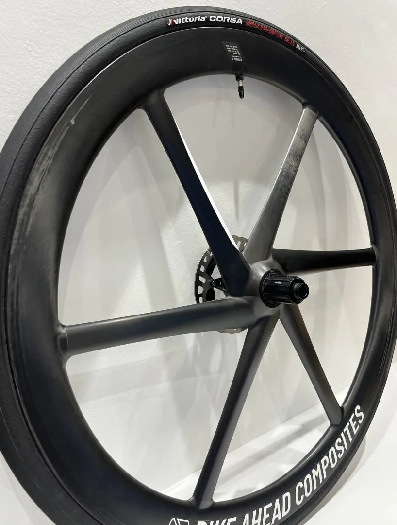 [SOLD!] Used Bike Ahead Biturbo Aero Wheelset (Shimano Bodyhub)