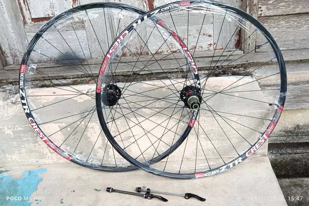 New 29er Custom Ztr Crest wheelset