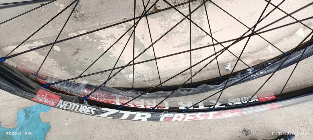 New 29er Custom Ztr Crest wheelset