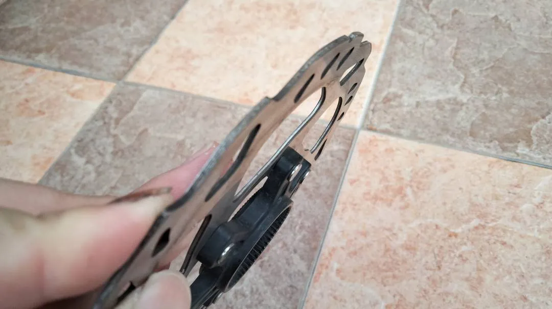 Shimano 105 rotor used 160mm &amp; 140mm