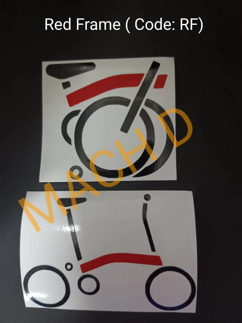 BROMPTON Special Edition frame colors stickers