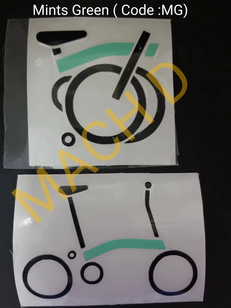 BROMPTON Special Edition frame colors stickers
