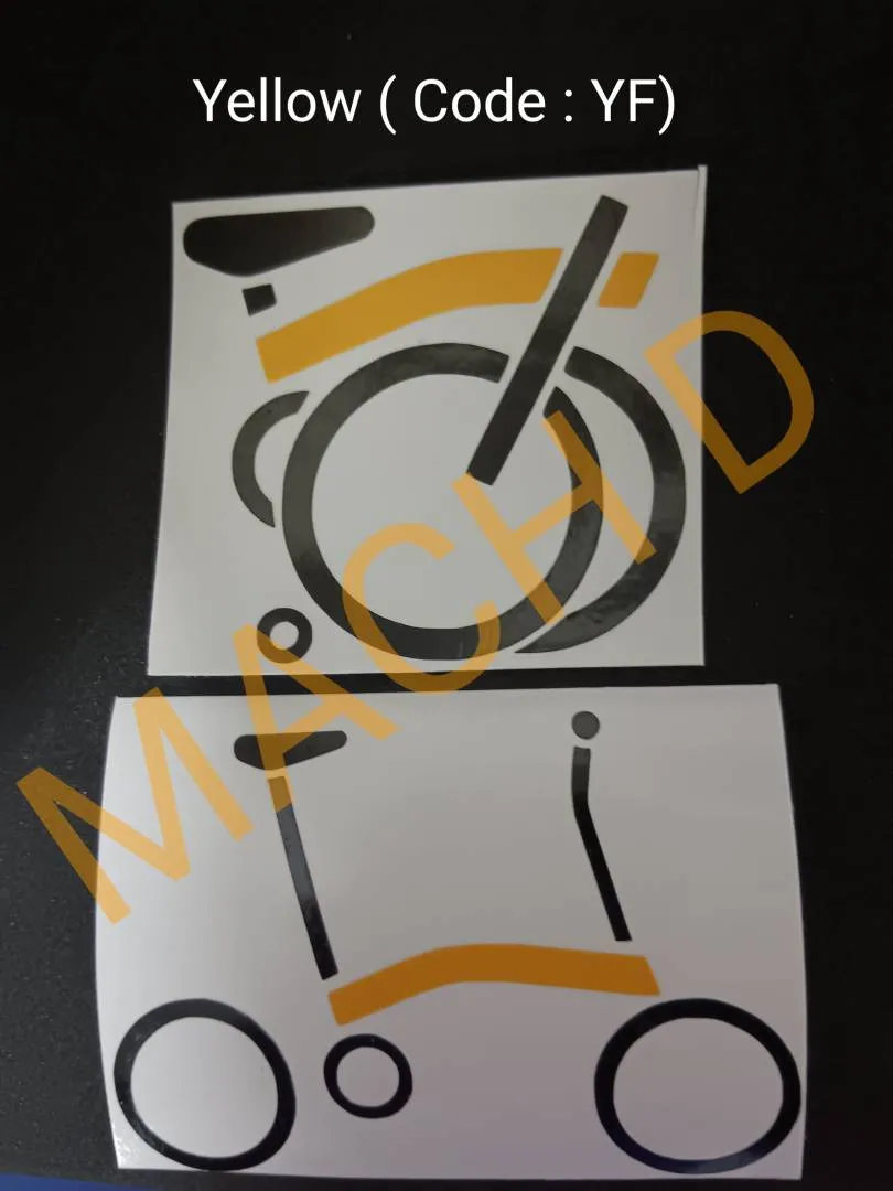BROMPTON Special Edition frame colors stickers
