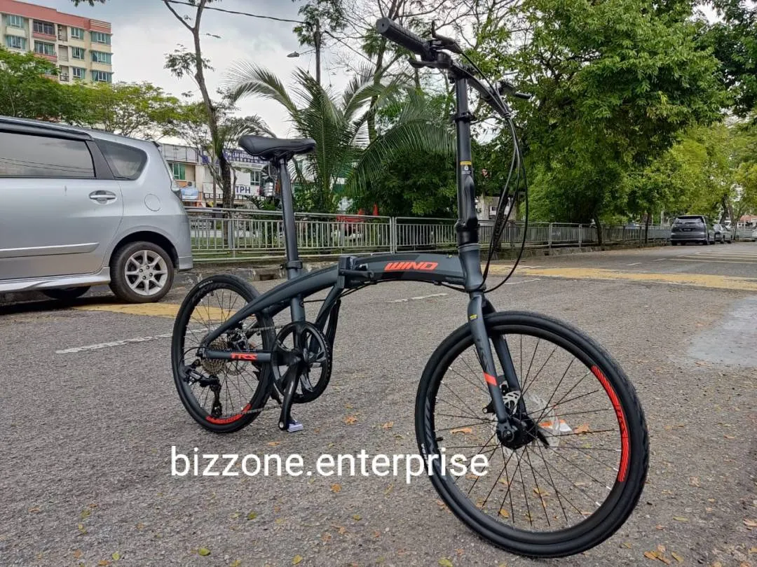 20â€ Trs wind folding bike 8sp shimano gear