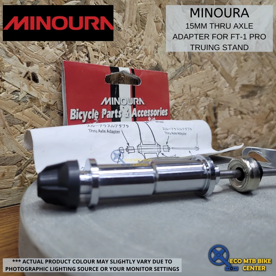 MINOURA 15MM Thru Axle Adapter For FT-1 Pro Truing Stand