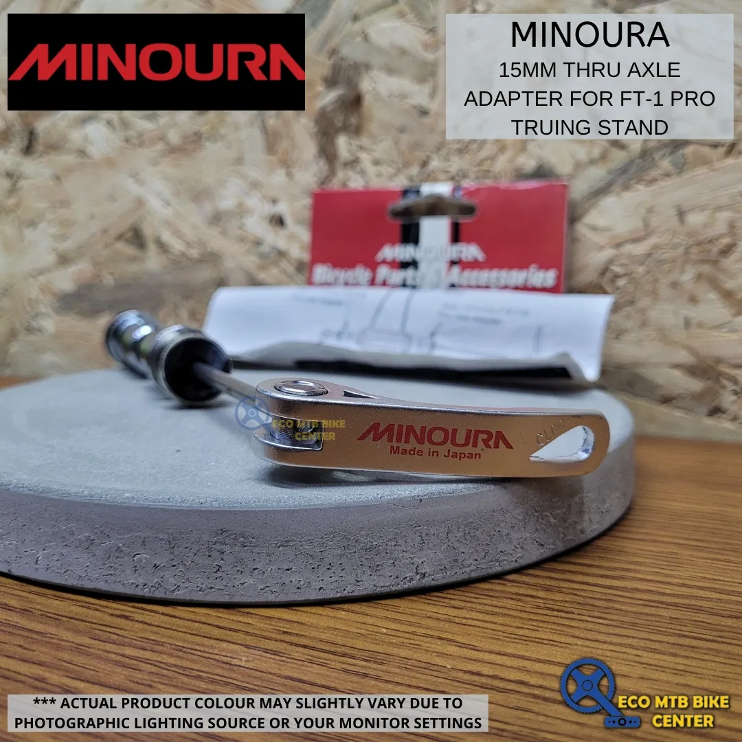 MINOURA 15MM Thru Axle Adapter For FT-1 Pro Truing Stand