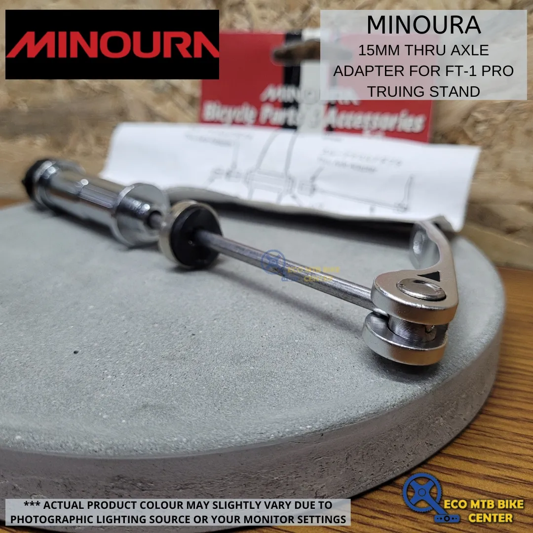 MINOURA 15MM Thru Axle Adapter For FT-1 Pro Truing Stand