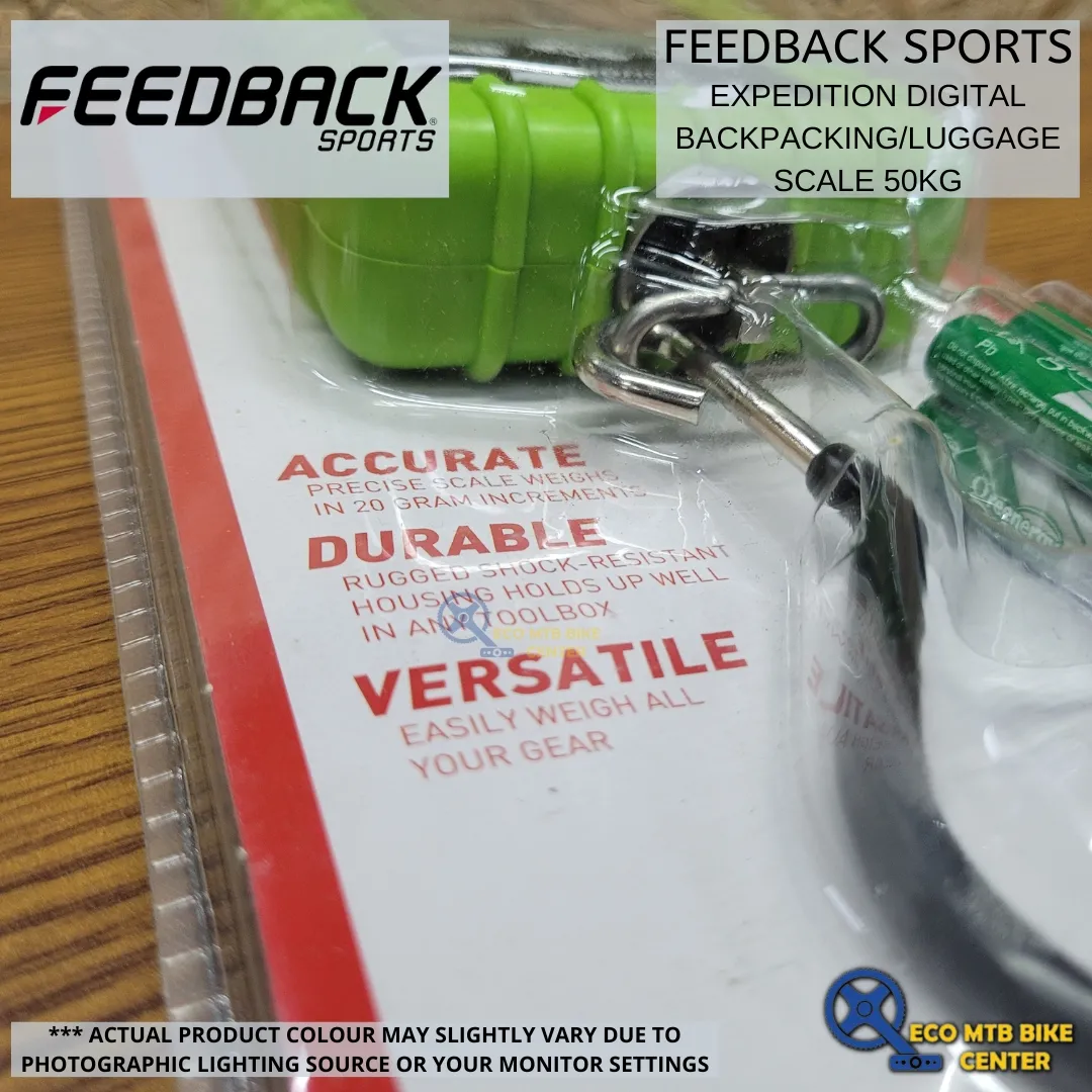 FEEDBACK SPORTS Expedition Digital Backpacking/Luggage Scale 50kg
