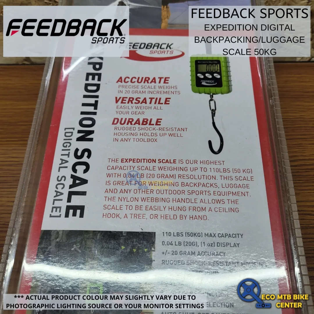 FEEDBACK SPORTS Expedition Digital Backpacking/Luggage Scale 50kg