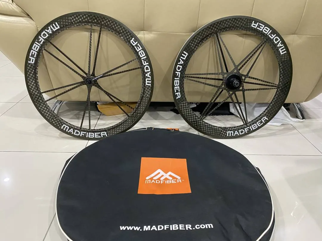 Mad fiber 2.0 clincher road wheelset