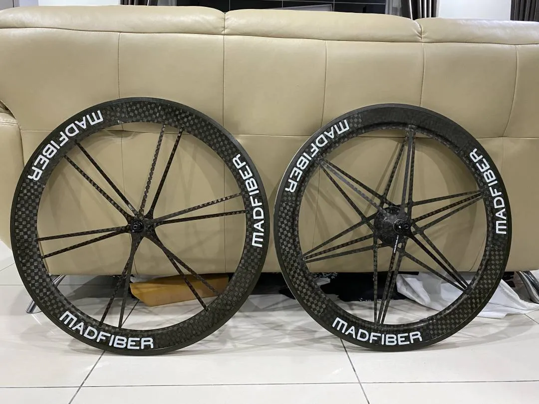 Mad fiber 2.0 clincher road wheelset