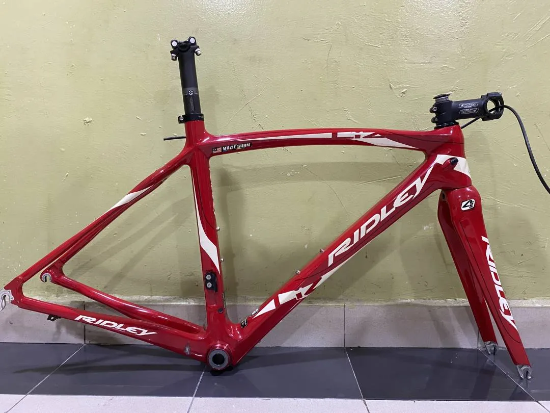 RIDLEY LIZ CARBON FRAME (XS)-RIM BRAKE