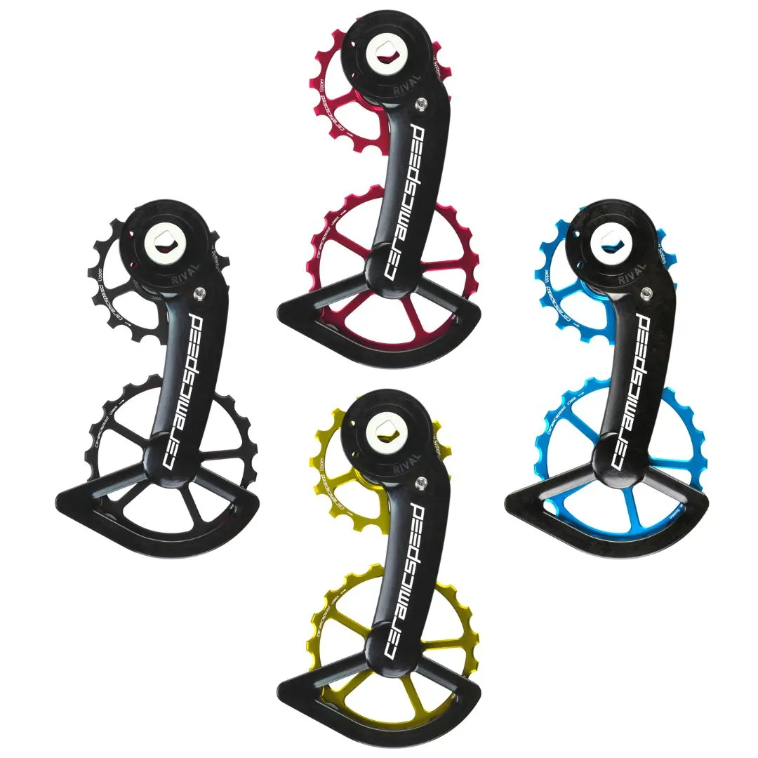 AUTHENTIC CeramicSpeed OSPW Derailleur Pulley System - For SRAM Rival AXS | 15/19 Teeth | Coate