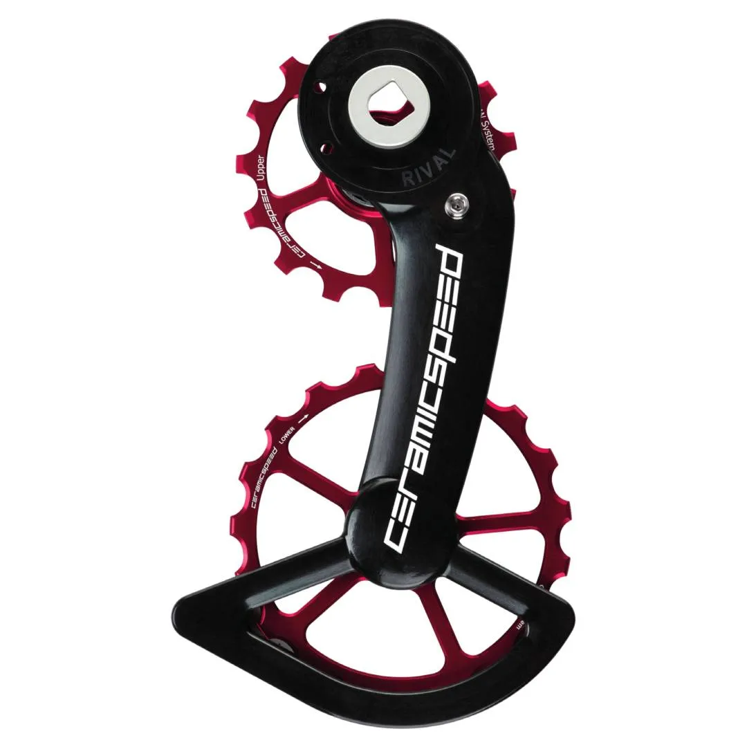 AUTHENTIC CeramicSpeed OSPW Derailleur Pulley System - For SRAM Rival AXS | 15/19 Teeth | Coate