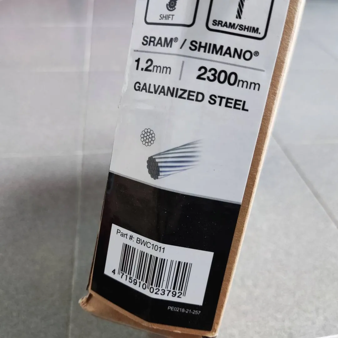 Jagwire Galvanized Steel 2300mm x 1.2mm Shifter Cable For MTB Road Shimano Sram