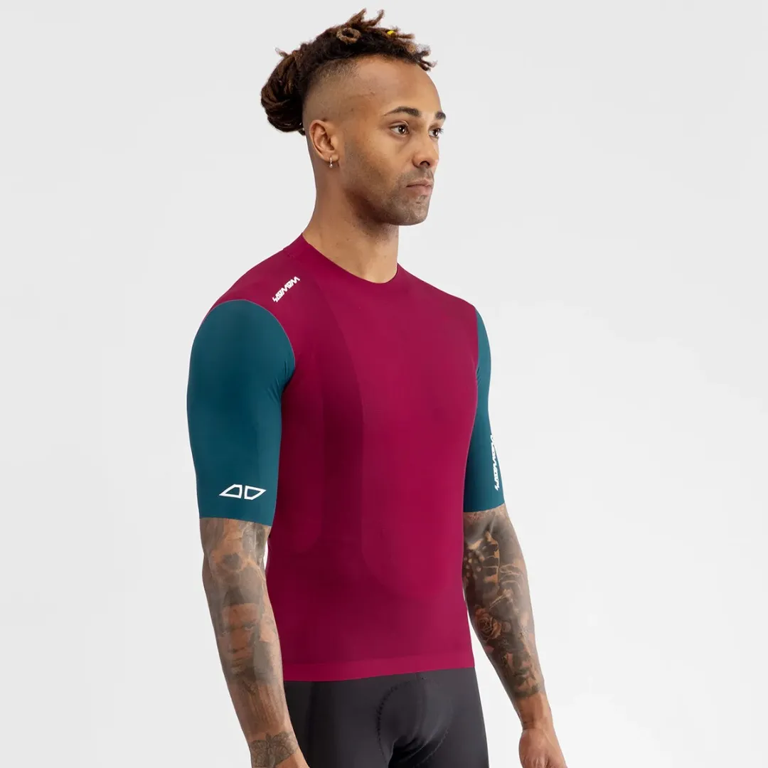 SOOMOM PRO LAB//S AERO JERSEY - WINE ROBE