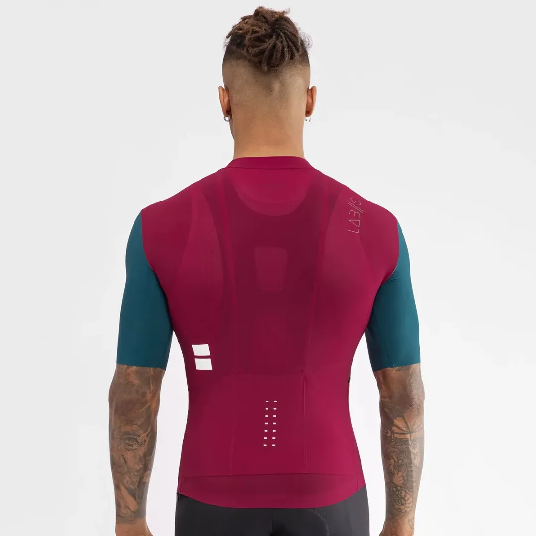 SOOMOM PRO LAB//S AERO JERSEY - WINE ROBE