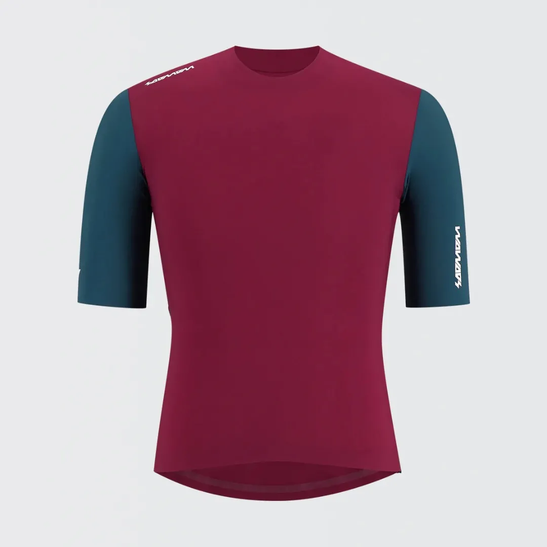 SOOMOM PRO LAB//S AERO JERSEY - WINE ROBE