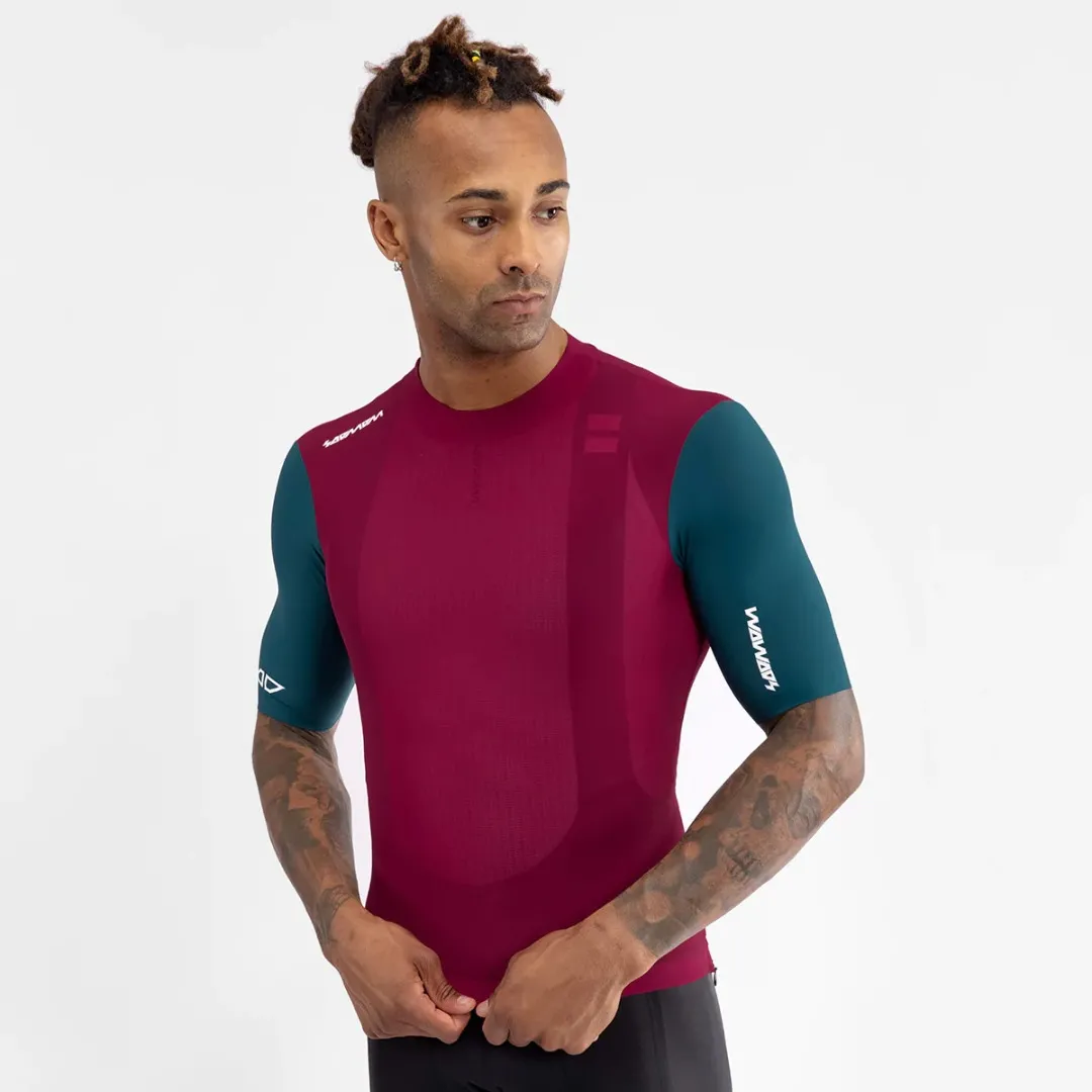 SOOMOM PRO LAB//S AERO JERSEY - WINE ROBE