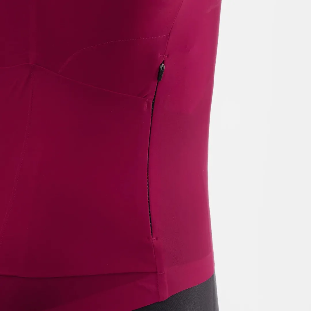 SOOMOM PRO LAB//S AERO JERSEY - WINE ROBE