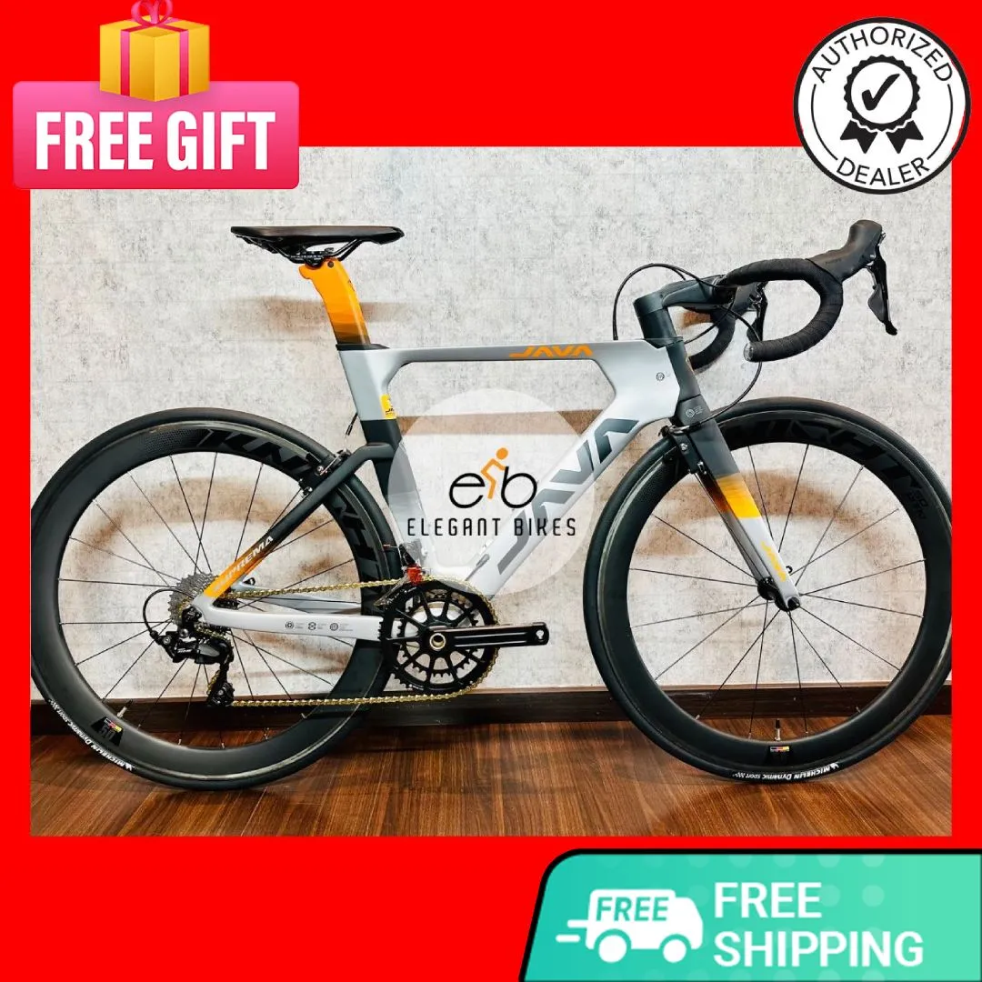 JAVA SUPREMA CARBON WHEELSET ROAD BIKE 22 SPEED SHIMANO 105 /CARBON FORK.