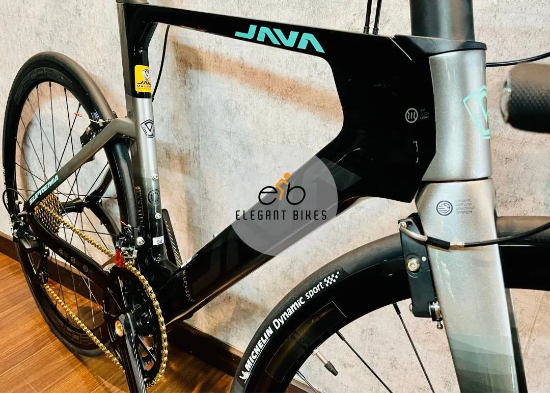 JAVA SUPREMA CARBON WHEELSET ROAD BIKE 22 SPEED SHIMANO 105 /CARBON FORK.