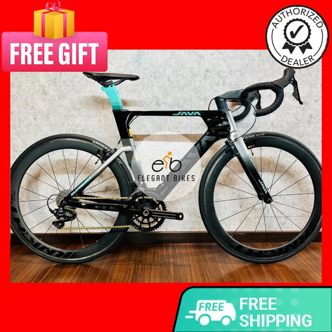 JAVA SUPREMA CARBON WHEELSET ROAD BIKE 22 SPEED SHIMANO 105 /CARBON FORK.