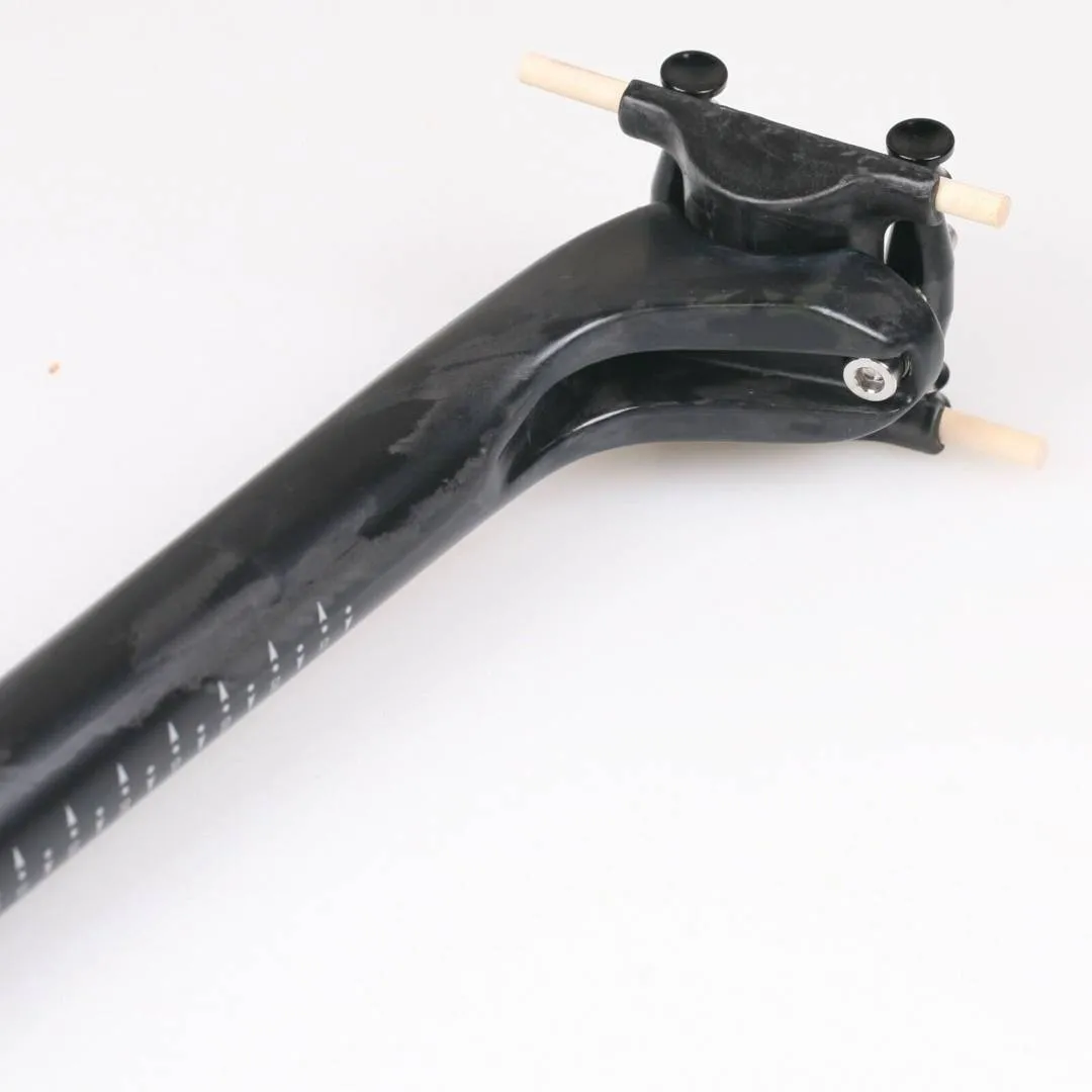 Hylix 25.4mm Offset Carbon Seatpost-Fit Cannondale SuperSix CAAD12 Synapse Super Light 127g 360mm(Bl