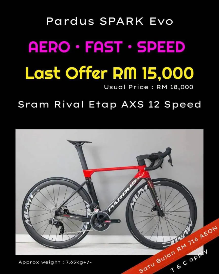 Pardus Spark Evo Aero Bike