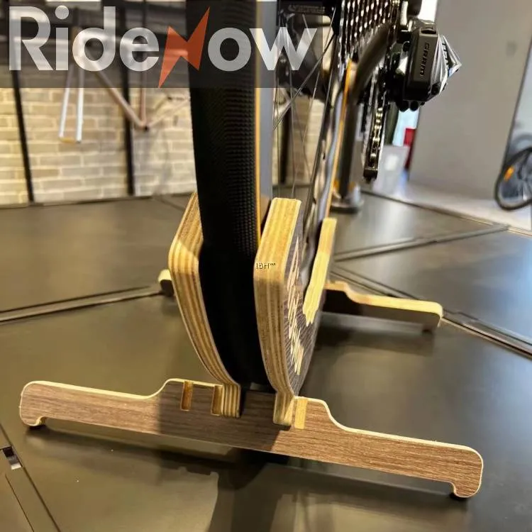Ridenow Bike Stand Bicycle Storage Stand Repair Stand Side Stand Premium Wooden Bicycle Parking Stan