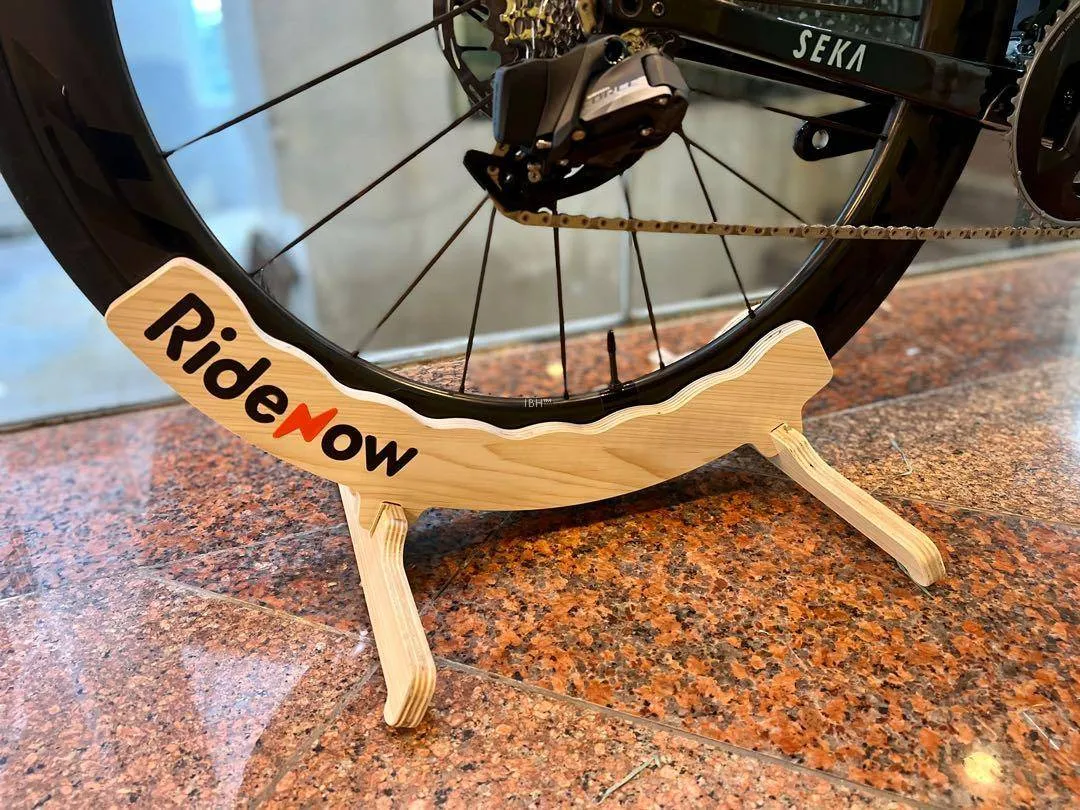 Ridenow Bike Stand Bicycle Storage Stand Repair Stand Side Stand Premium Wooden Bicycle Parking Stan