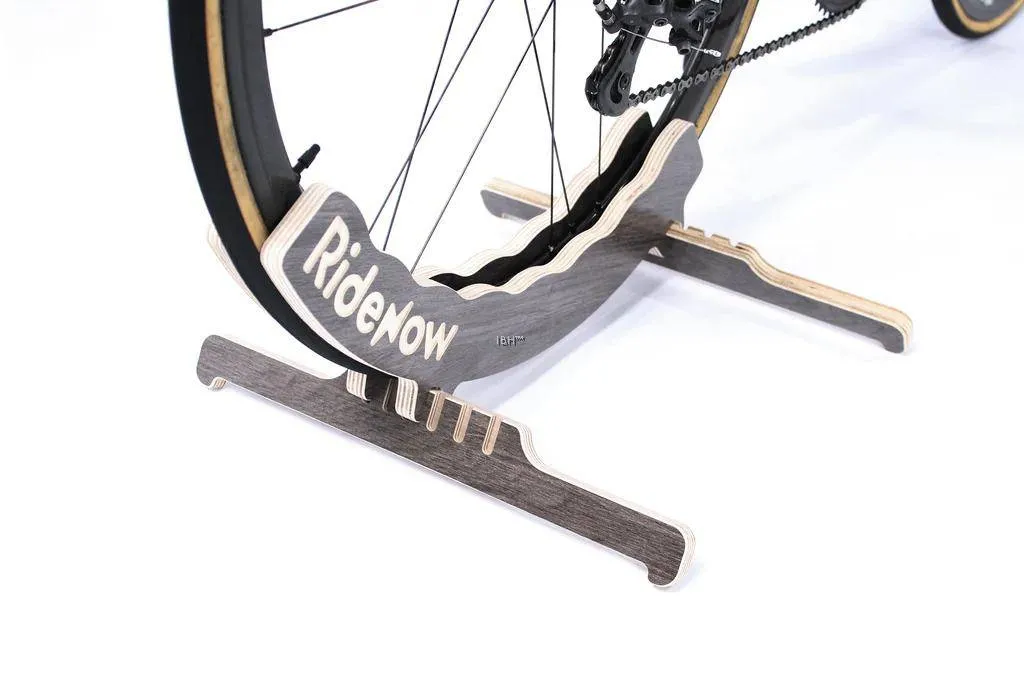 Ridenow Bike Stand Bicycle Storage Stand Repair Stand Side Stand Premium Wooden Bicycle Parking Stan
