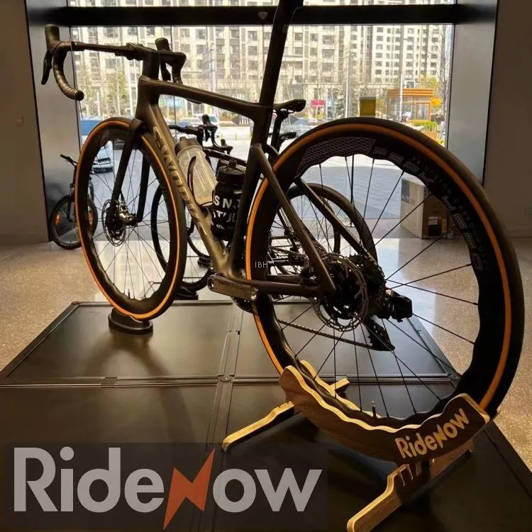 Ridenow Bike Stand Bicycle Storage Stand Repair Stand Side Stand Premium Wooden Bicycle Parking Stan