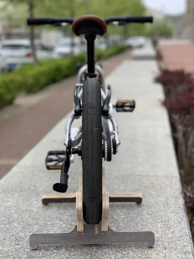 Ridenow Bike Stand Bicycle Storage Stand Repair Stand Side Stand Premium Wooden Bicycle Parking Stan