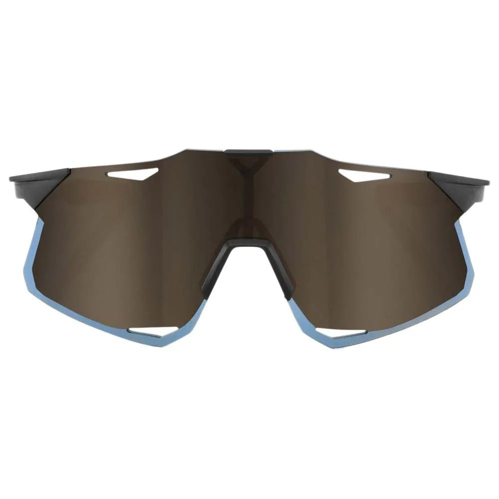 100% HYPERCRAFT SUNGLASSES WITH SOFT GOLD MIRROR/MATTE BLACK AUTHENTIC