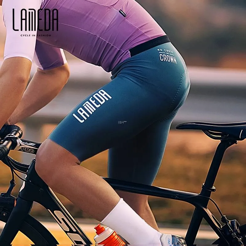 2023 LAMEDA STARLIGHT MEN CYCLING BIB SHORTSSponge Pad MTB Road Bike Pants