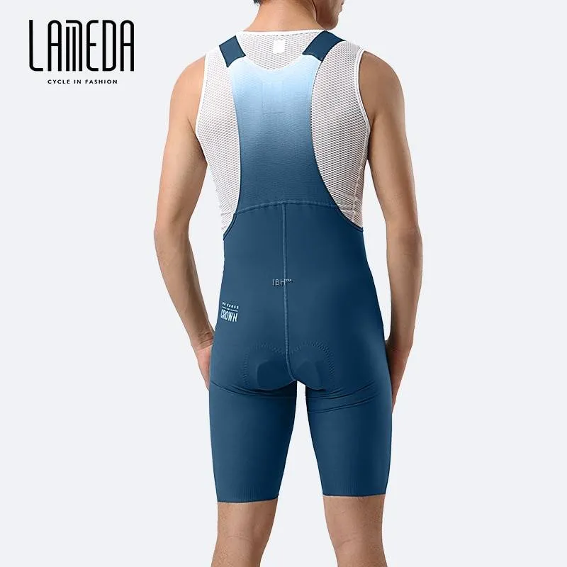 2023 LAMEDA STARLIGHT MEN CYCLING BIB SHORTSSponge Pad MTB Road Bike Pants