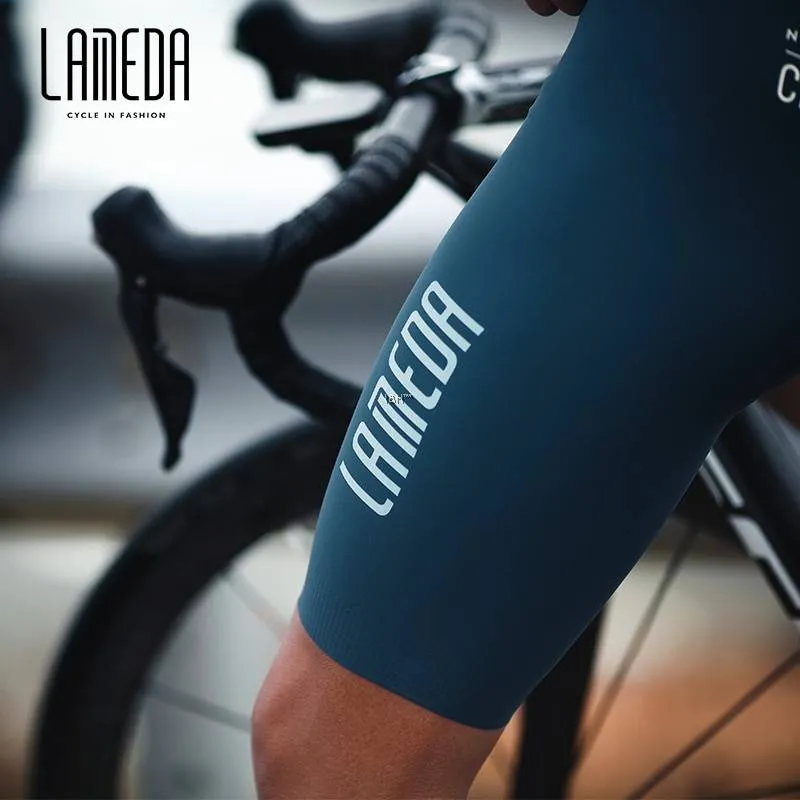 2023 LAMEDA STARLIGHT MEN CYCLING BIB SHORTSSponge Pad MTB Road Bike Pants