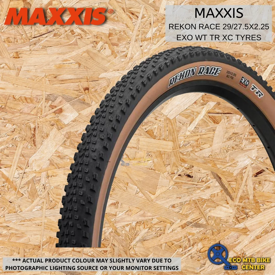 MAXXIS Rekon Race EXO/TR/SkinWall 60 TPI 29/27.5X2.25  Tubeless Foldable MTB Tyre