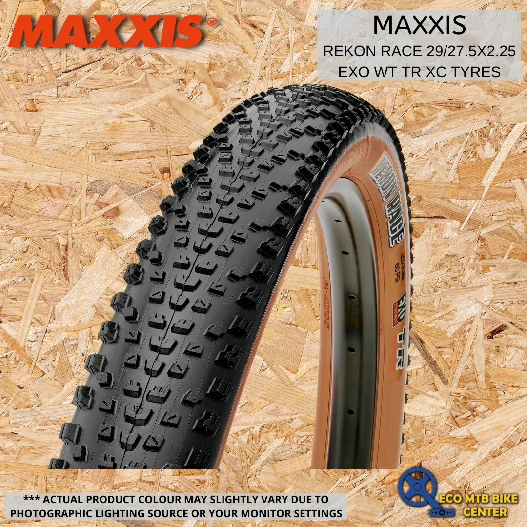 MAXXIS Rekon Race EXO/TR/SkinWall 60 TPI 29/27.5X2.25  Tubeless Foldable MTB Tyre