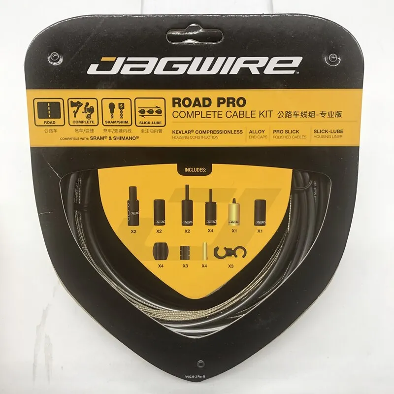 Jagwire Road Pro Complete Cable Kit Rb Housing