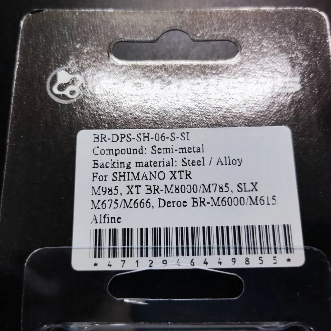 Fouriers BR-DPS-SH-06 Mtb Brake Pad