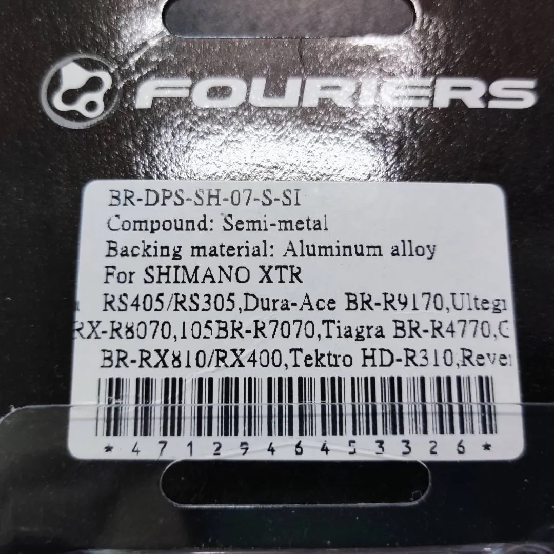 Fouriers BR-DPS-SH-07 SL Road/Mtb Brake Pad