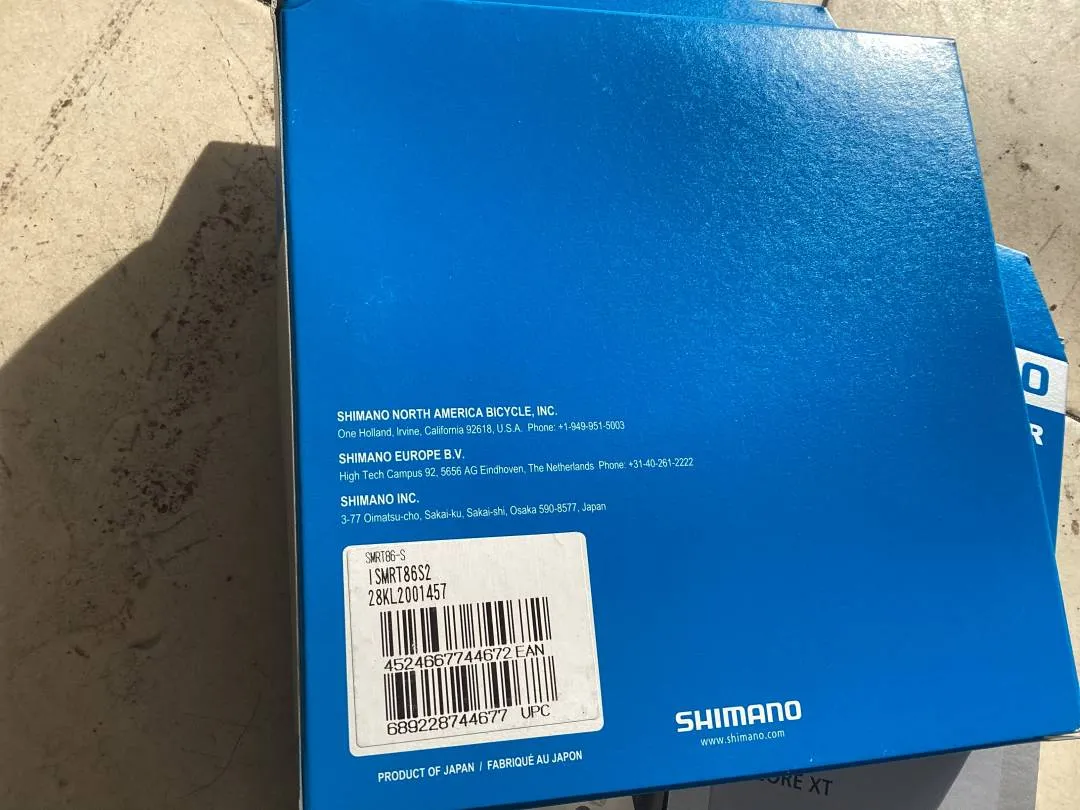 Shimano Deore XT RT-86 - Ice Technology 1Set - 6bolt -180mm -- free courier