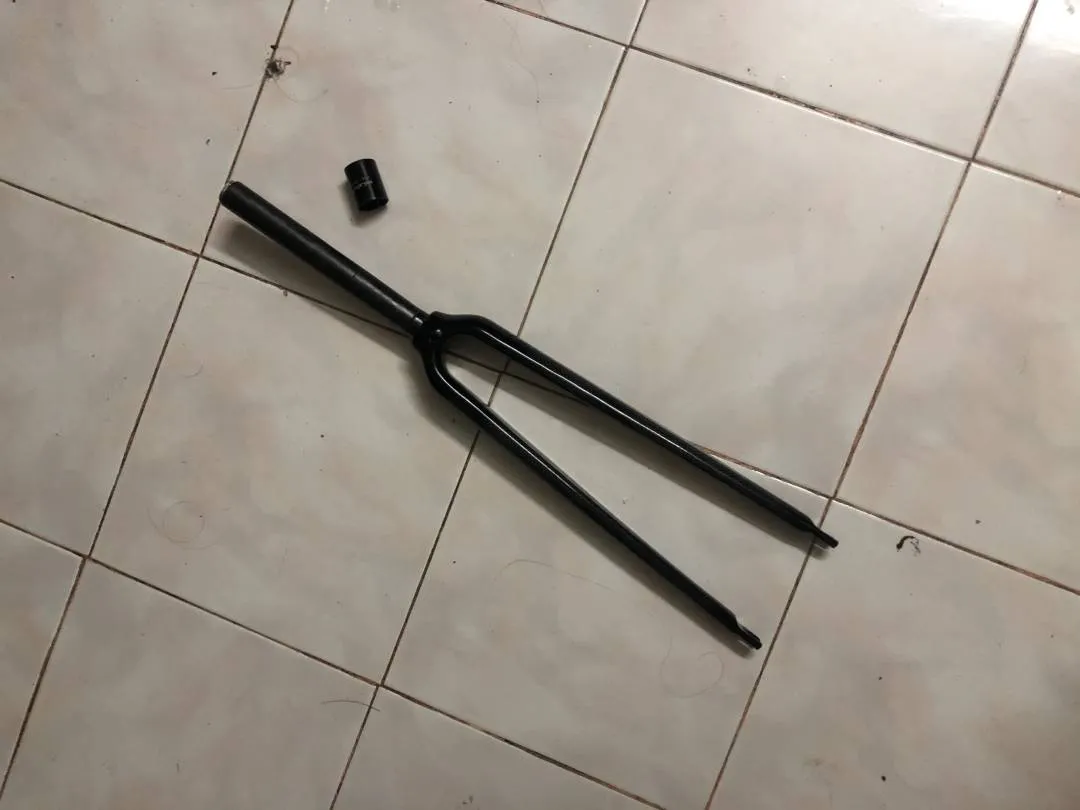 (sold) 1inch 25.4mm FULL CARBON fork steerer