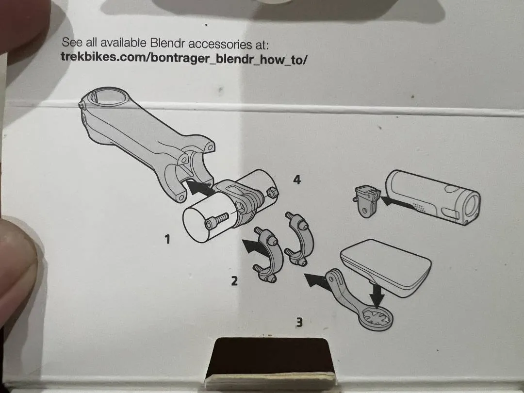 [SOLD] Bontrager Pro XXX Carbon Stem 100mm (with accessories)