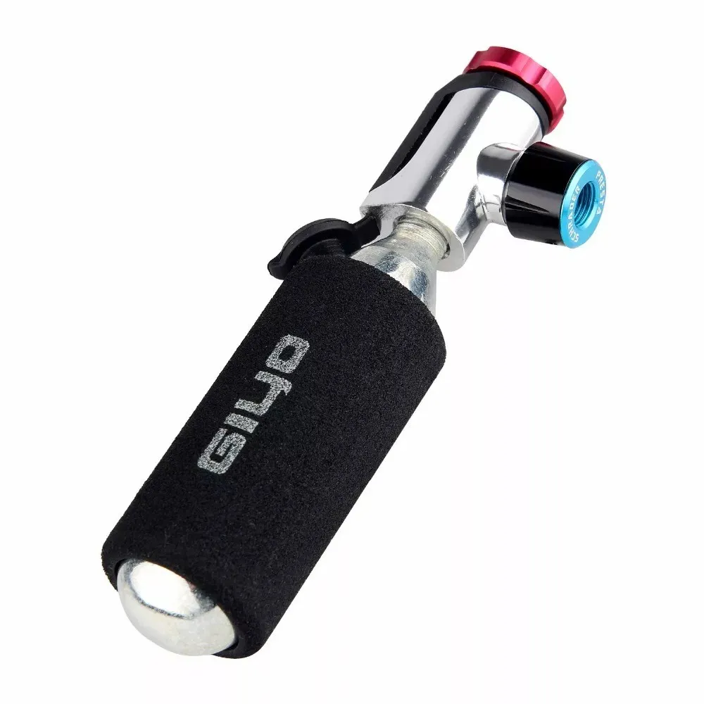 GIYO CO2 PUMP INFLATOR Kit Compressed Air Pump Head Unit MTB RB Bicycle Compatible Basikal| Topeak B